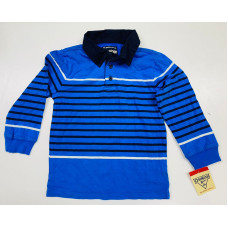 Oshkosh Boys Pollow Full Sleeve T-Shirt Blue Check